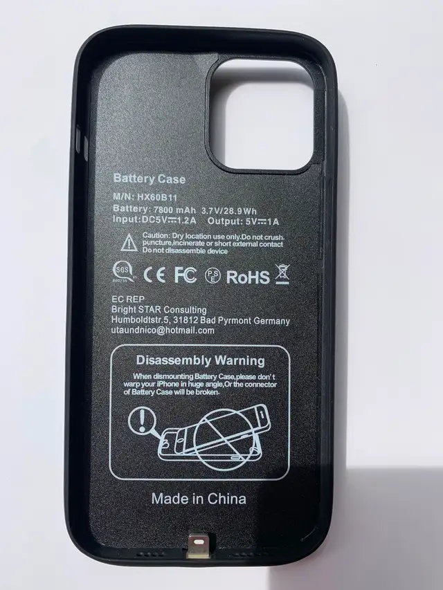 iPhone 12 Pro Max , 13 Pro Max, 14 Pro Max smart charger case in Cell Phone Accessories in Thunder Bay - Image 5