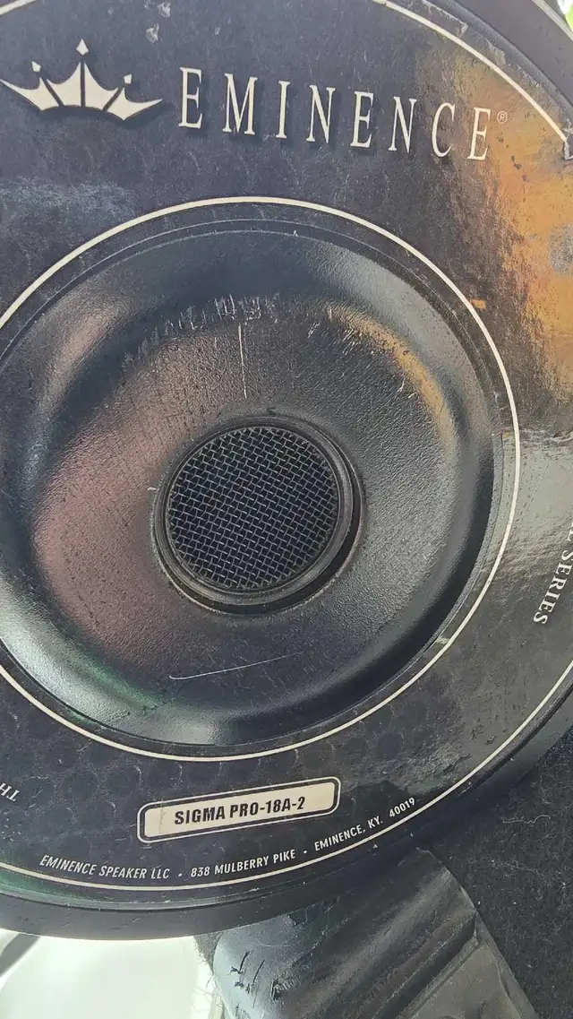 pair of Emminance 18 inches passive subs,  in Performance & DJ Equipment in Oakville / Halton Region - Image 11