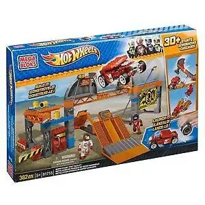 Mega Bloks Hot Wheels Super Stunt Test Facility, new in box, 382 pieces $60 Disney Handy Manny Bike...