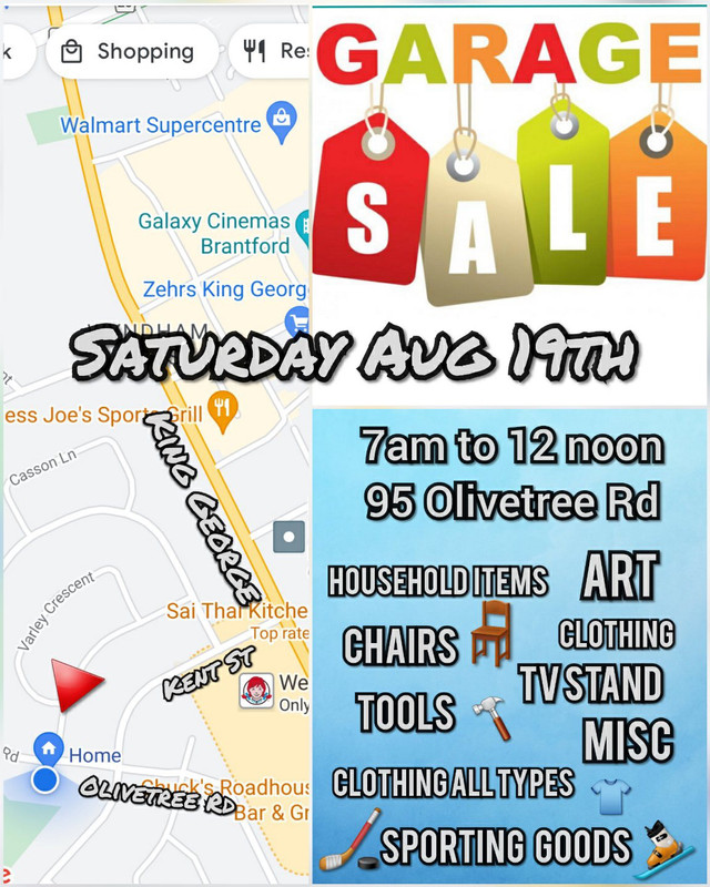 GARAGE SALE Garage Sales Brantford Kijiji