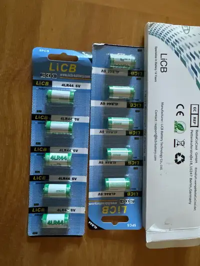 LicB 4LR44 6V Batteries, View more