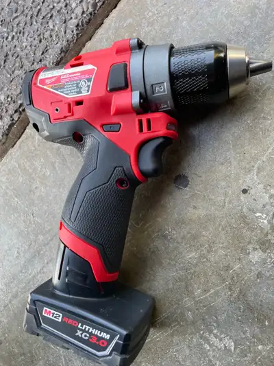 Milwaukee M12 fuel Drill with XC battery, View more