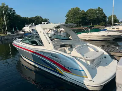270 Hours. Twin 8.2 (502) HO Mercruiser Seacore Bravo 3X (430hp x 2). Mint condition. Boat shows lik...