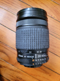 Nikon AF NIKKOR 28-80mm camera lens