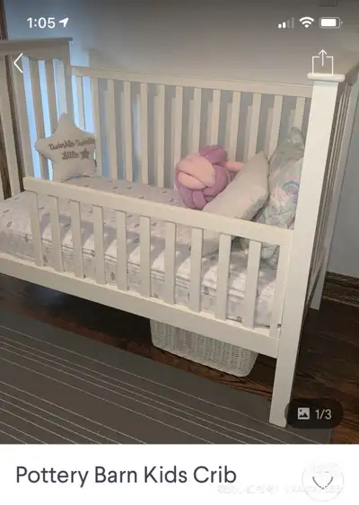 Crib pottery barn, View more
