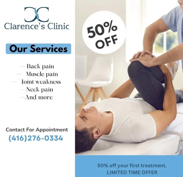 55$ Osteopathy 50% OFF Treatment Massage North York Toronto in Massage Services in City of Toronto - Image 4
