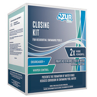 AZUR Closing Kit for Swimming Pool - 3.6 Litres Degreaser+Winter