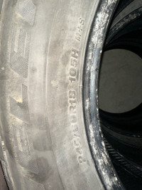 Bridgestone dueler all season tires 245/60 R18