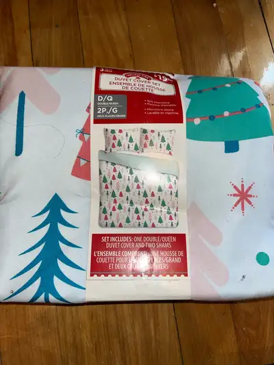 Duvet bed cover set/set housse de lit (lit double) , View more