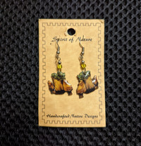 New Earrings - Spirit of Nature ( handcrafted native design)