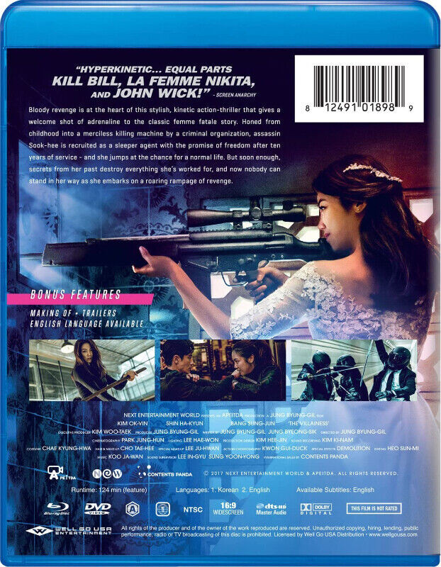 The Villainess [Blu-ray] DVD korean english Movie in CDs, DVDs & Blu-ray in City of Toronto - Image 2
