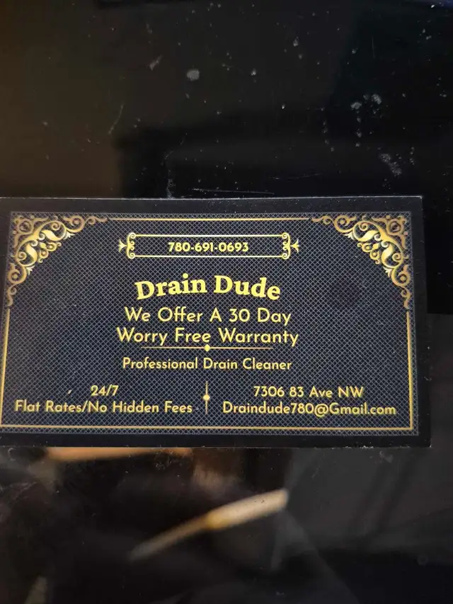 The Drain Dude |  Professional Drain Technician474117070338150402