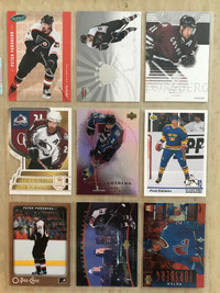 Lot de 19 cartes de hockey différentes - Peter Forsberg
