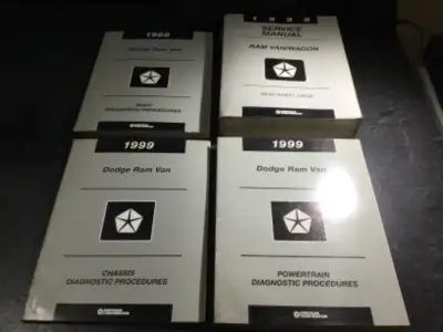 1999 Dodge Ram Van Wagon Service Manual Set Ram 1500 2500 3500, View more