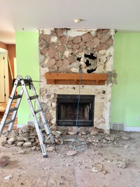 FIREPLACE REMOVAL, FIREPLACE REMODEL, FIREPLACE SALE, DEMO