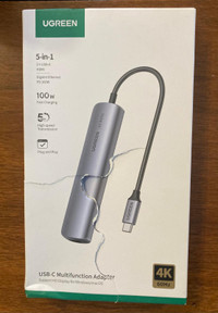 UGREEN USB C Hub, 5-in-1 USB C Adapter