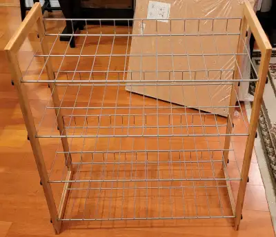 4-Tier Shoe Rack, View more