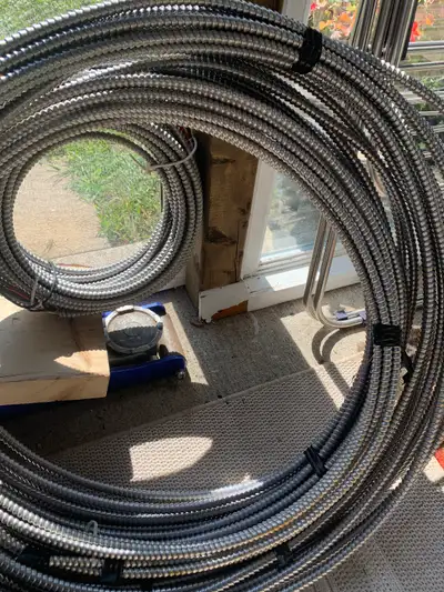 BX shielded solid copper wire cable., View more