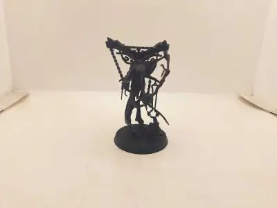 Warhammer AoS Nighthaunt Krulghast Cruciator Primed Black, View more