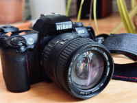 Nikon F65 Film Camera & Sigma 28-105mm F/4-5.6  Autofocus Lens