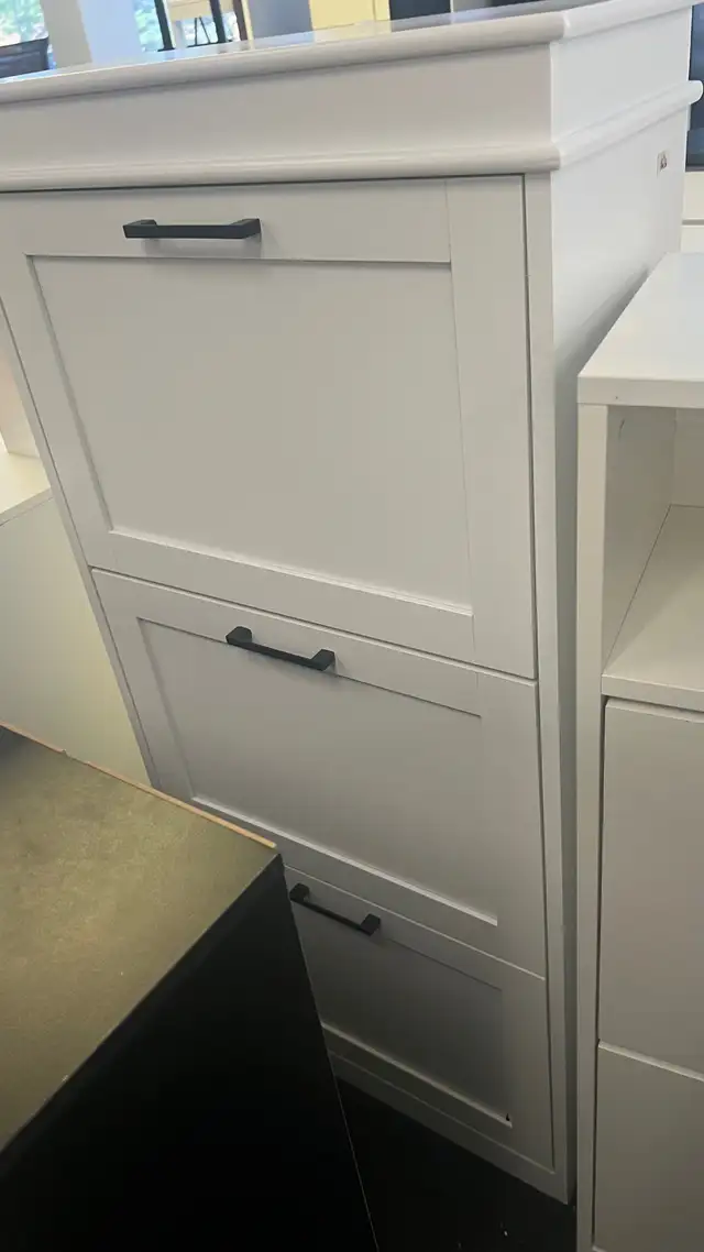 Shoe Storage Cabinet with 3 Flip Drawers and Adjustable Shelves, in Bookcases & Shelving Units in Markham / York Region - Image 2