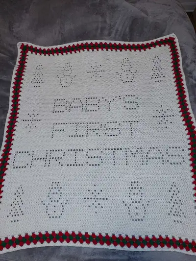 Fist Christmas Blanket , View more