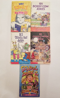 Collection of 101 Joke Books and Wacky Facts