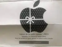 Carte cadeau Apple