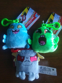 x3 Ghostbusters  Plush Keychains (New with Tags)
