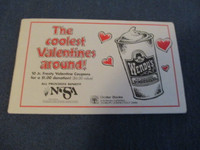 1996 VALENTINE COUPON BOOKLET-8 COUPONS-WENDY'S RESTAURANTS-RARE