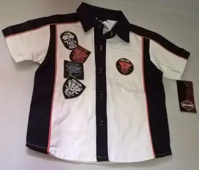 Harley-Davidson® Boys' Cotton Short Sleeve Shirt, View more