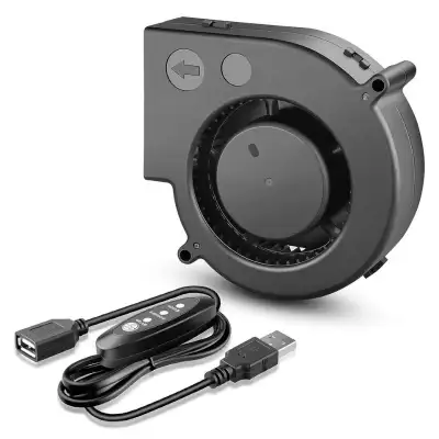Wathai 97mm x 33mm 5V DC Brushless USB Cooling Fan speed control, View more