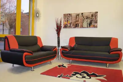 Brand New lather sofa available in different colors, View more