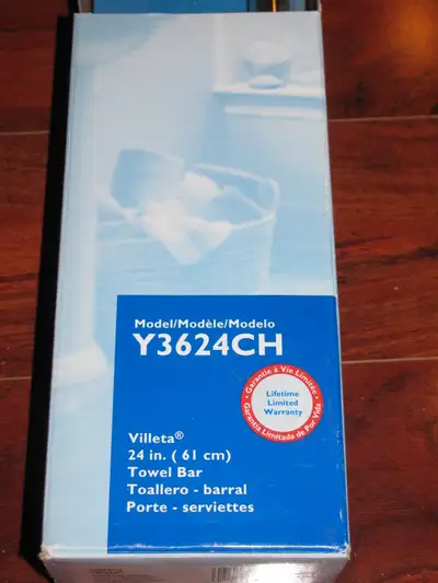 MOEN - Villeta 24" Chrome Towel Bar & Toilet Paper Holder, View more