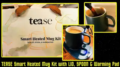Brand New! Tease Smart Heated Mug Kit Forest Green. Original Box, View more
