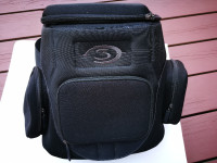 Back Pack with large inner space and 3 extra outside pockets.