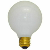 SYLVANIA 60 WATT G25 DECOR GLOBE LIGHT BULBS