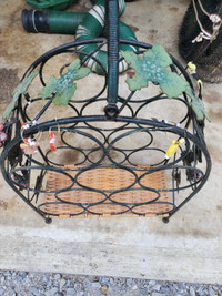 Decorative Metal Wine Rack