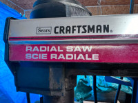 Craftsman Radial Saw 10”