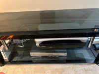 Glass TV stand for sale