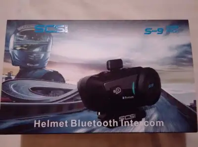 NEW SCS ETC S-9 Motorcycle Helmet Bluetooth Intercom Twin Pack, View more