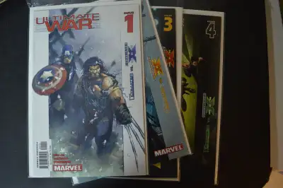 Marvel comics ultimate war 1-4, View more