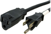 BRAND-NEW Black Power Extension Cables