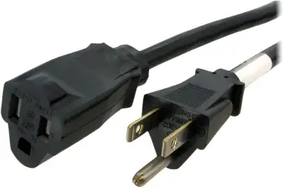 BRAND-NEW Black Power Extension Cables, View more