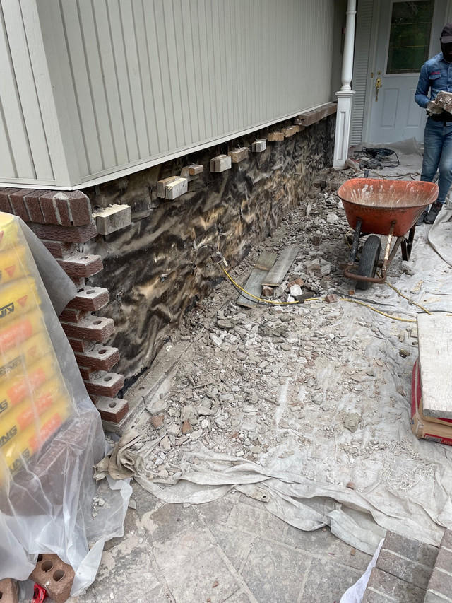 Brick work dans Briquetage, maçonnerie et béton  à Ville de Montréal - Image 2