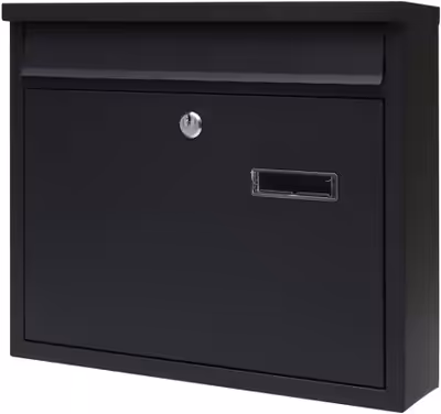 Brand NEW in box. Fine Art Lighting MA08 Lockable Wall Mounted Mailbox, Black Sand Grain Pay only $5...