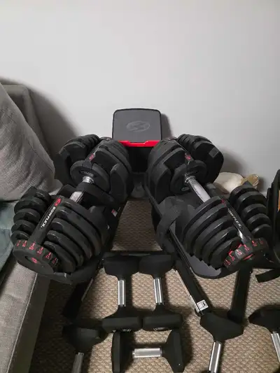 bowflex adjustable dumbbells 1090 series , View more