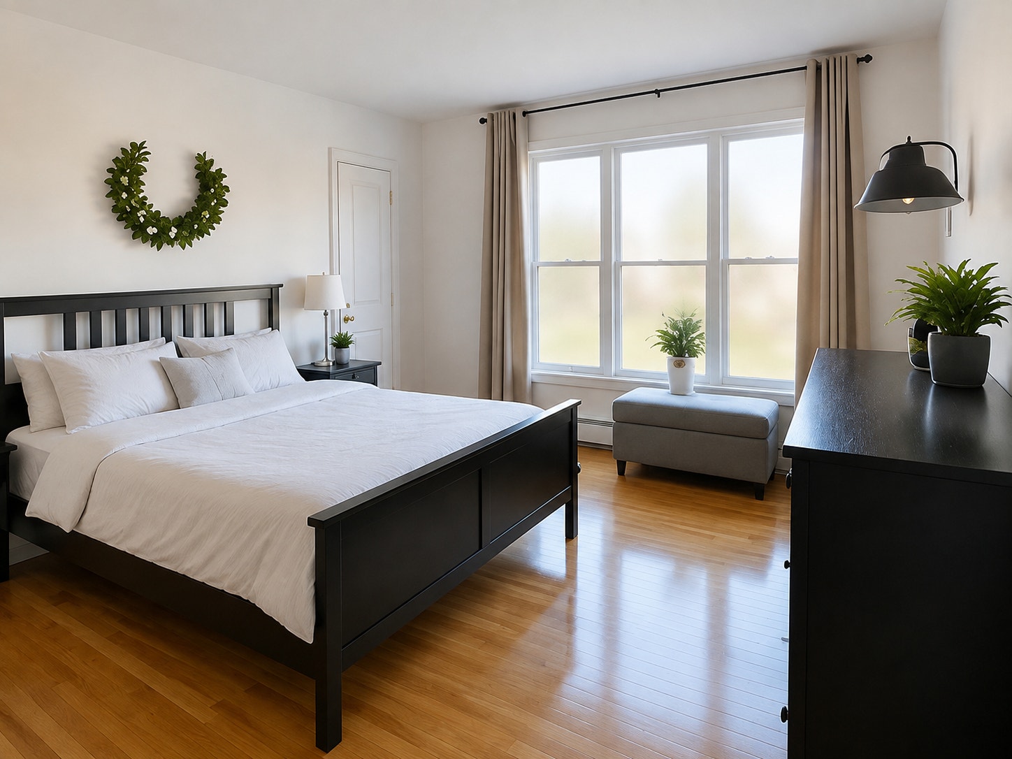 Grand 4 ½ – 2 chambres – Stationnement – Face au parc - 1445$ — photo 3