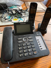 Panasonic DECT 6.0 Corded/Cordless Phone Answering Machine