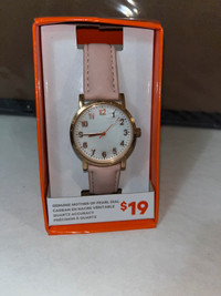 Genuine mother of préalable pink watch/montre 